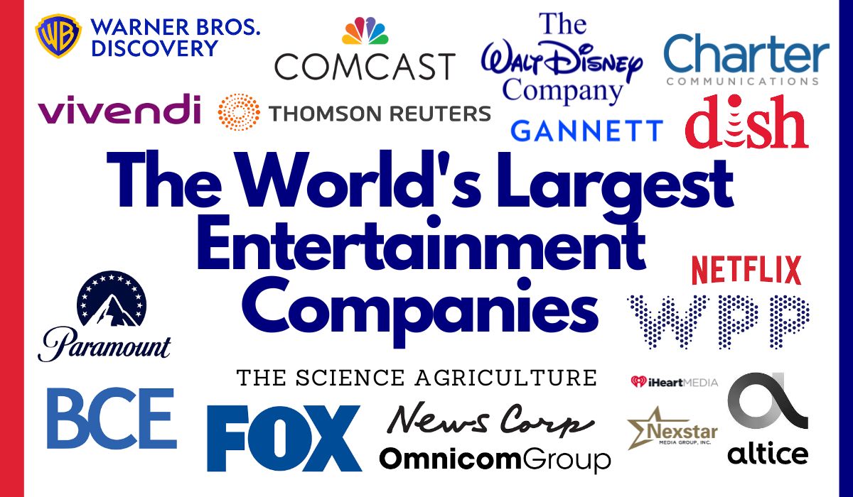 the world's biggest entertaintment companies